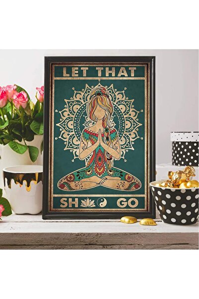 ALAYRA International لوحات جدارية مطبوعة على قماش بتصميم فتاة الهيبي من ألاير...