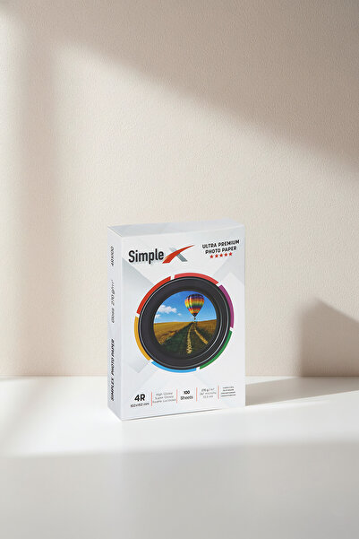 simplex 10x15 cm (4R) Parlak Fotoğraf Kağıdı 270 Gr - 100 Adet