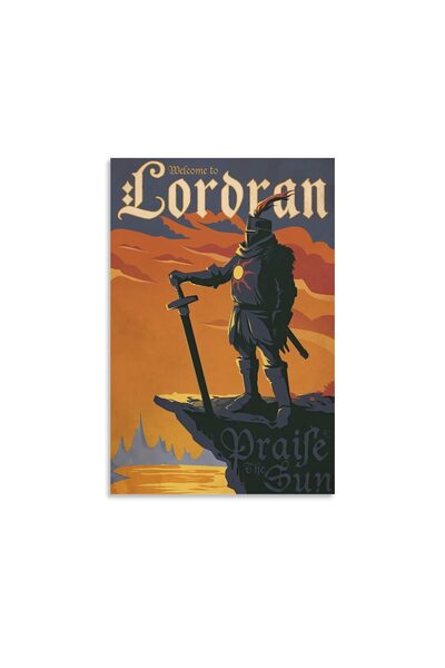 ALAYRA International ملصقات ألعاب ALAYRA، ملصق أنمي دارك سولز سولز، ملصق قماش...