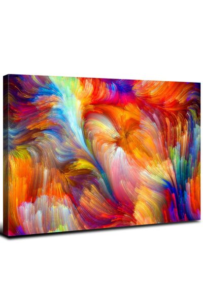 ALAYRA International لوحة جدارية كبيرة ملونة من ALAYRA، صور تجريدية، ديكور جد...