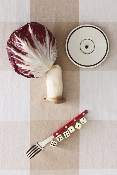 H&M Keten Karışımlı Masa Örtüsü