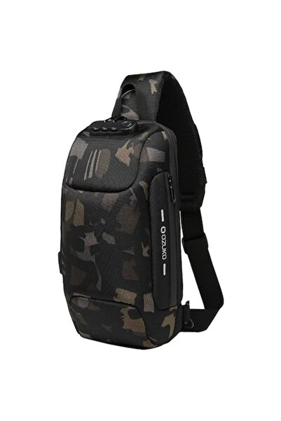 OZUKO Unisex Crossbody Backpack