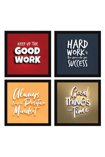 ALAYRA International ALAYRA Motivational Quotes Wall Art Painting, Framed Pai...