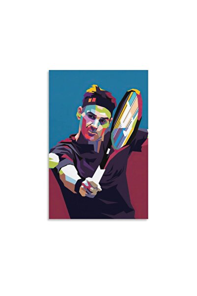 ALAYRA International ملصق ألايرا روجر فيدرر، ملصقات تحفيزية لتزيين المنزل، لو...