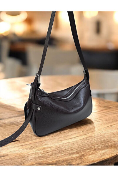 valentina victoria Genuine Leather Medium Size Sports Shoulder Bag with Wide ...