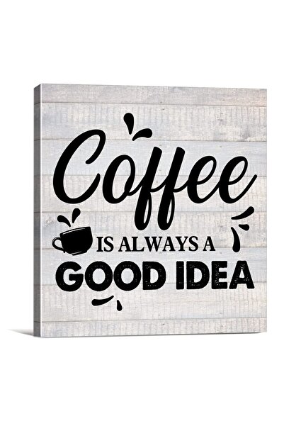 ALAYRA International لوحة جدارية مطبوعة على قماش من ALAYRA Coffee، مؤطرة، مقا...