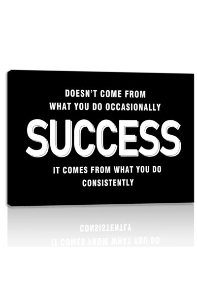 ALAYRA International لوحات جدارية تحمل عبارات نجاح من ALAYRA، ديكورات جدارية ...