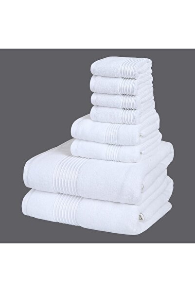 Home Dwell طقم مناشف فينيسيا مكون من 8 قطع