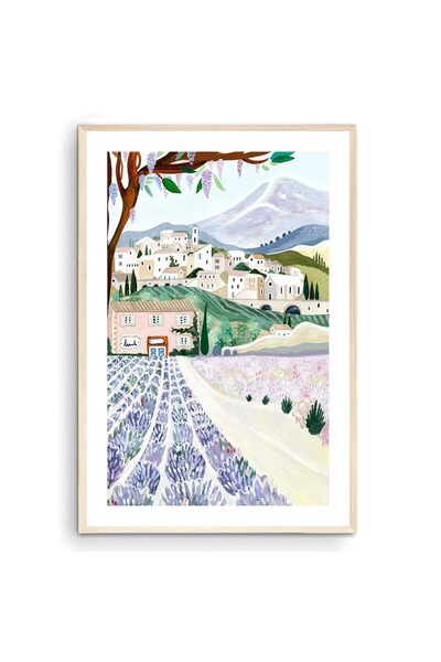 ALAYRA International ALAYRA Provence Art Print - Lavender Fields, France Wall...