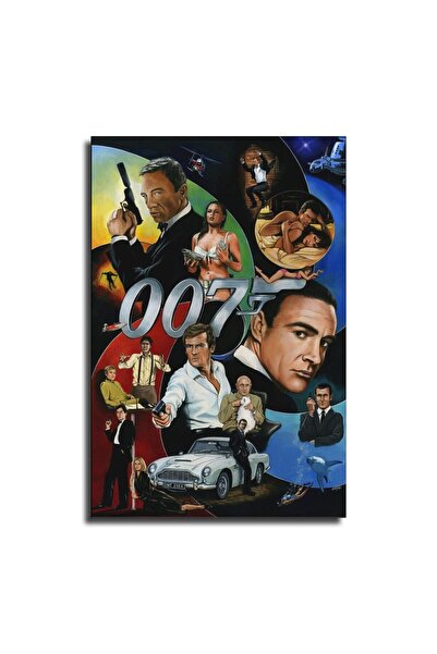 ALAYRA International ALAYRA YGM 007 Ja Bond, Bond Movies Canvas Art Poster an...