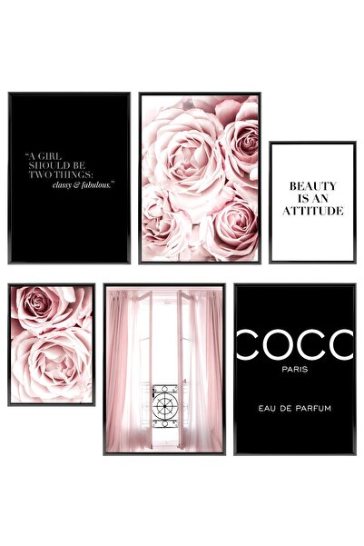 ALAYRA International لوحات جدارية مطبوعة من ALAYRA، ديكور باريسي لغرفة النوم،...