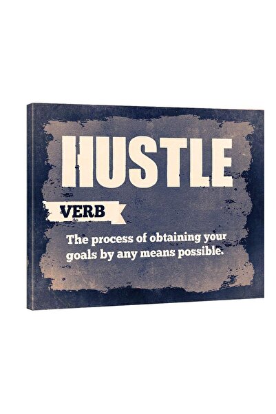 ALAYRA International ALAYRA Abstract Posters Wall Hustle Verb Motivational In...
