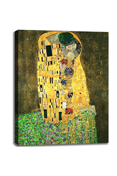 ALAYRA International ALAYRA Canvas Prints Wall Art The Kiss Painting by Gusta...