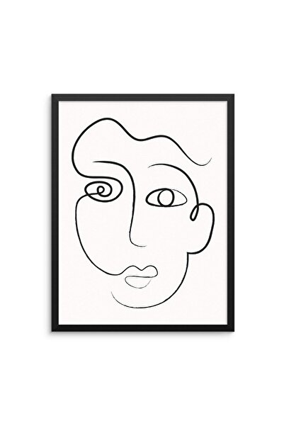 ALAYRA International ألايرا، بكل إخلاص، ليس خطًا متصلًا، لوحة فنية تجريدية لو...