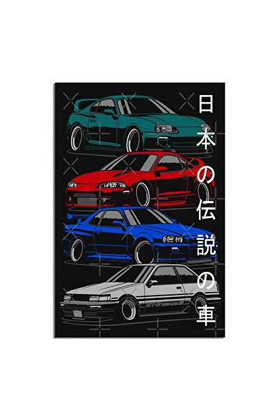 ALAYRA International ملصق سيارة ALAYRA، لوحة فنية قماشية من أساطير السيارات ا...