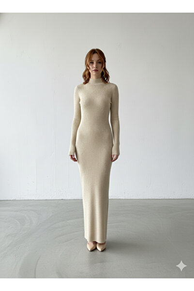 Pampino Women's Long Knitwear Standard Fit Dress