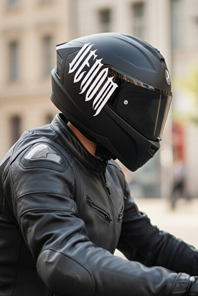 Banxtre Venom Lettering Sticker (Single Side) with Gotic Font for Motorcycle ...