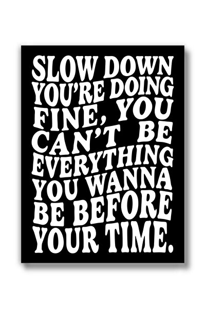 ALAYRA International ألايرا - تمهل، أنت تسير على الطريق الصحيح (بدون إطار، 12...