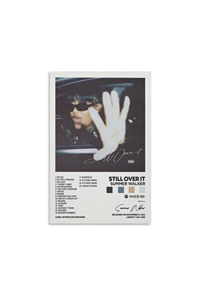 ALAYRA International ALAYRA Summer Walker - Still Over It Album Cover Canvas ...