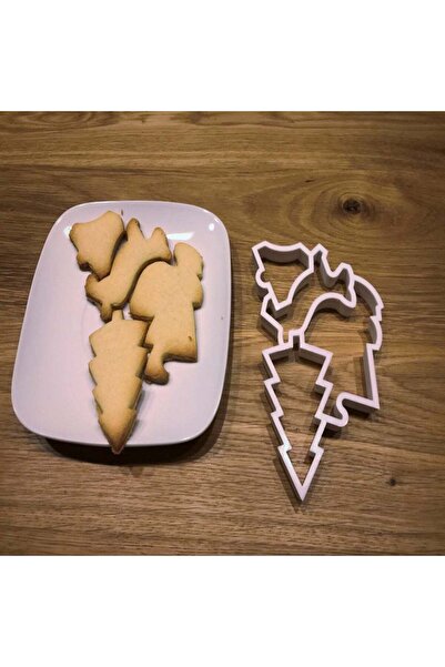 Lena Gift Store Christmas Cookie Cake Candy Dough Mold Set of 4