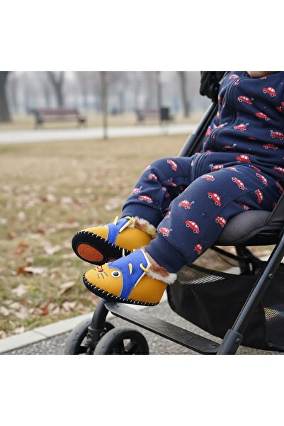 OEM Botoșei îmblăniți pentru bebe, botoșei de interior pufoși și drăguți, tal...