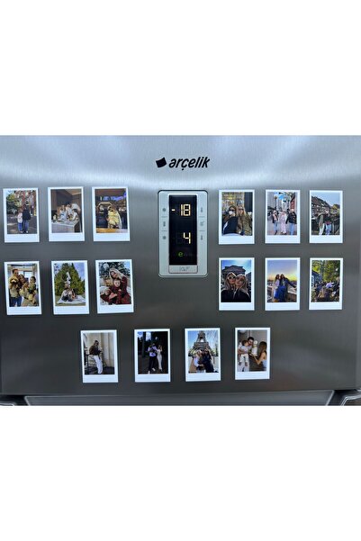 BASKI BURADA kişiye özel magnet 16 adet magnet