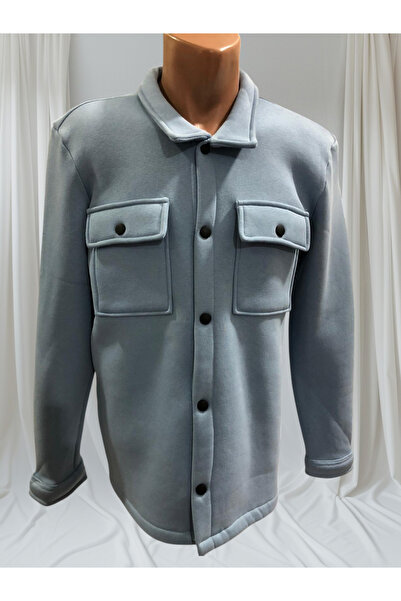 ÖZYURT ÜÇ İPLİK POLO YAKA ÇIT ÇİTLI GÖMLEK CEKET