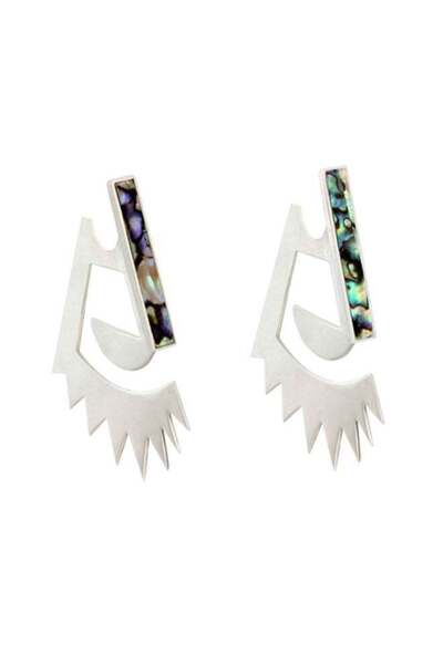 Indira Jewelry أقراط ساشا الفضية