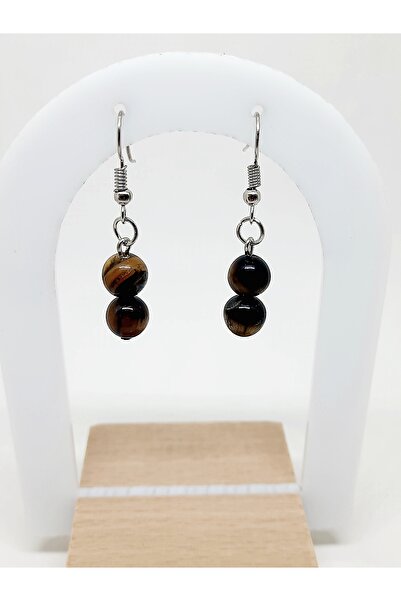 Kusakli أقراط من الحجر الطبيعي كابلانجوسيز، زوج واحد