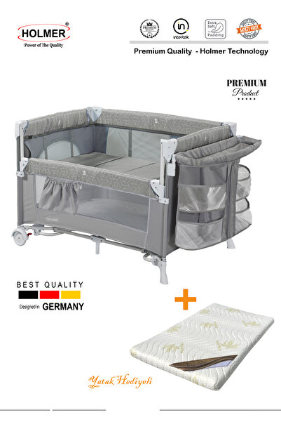 Holmer Coolstyle (Yatak Hediyeli) oyun Parkı/Anne Yanı/Park Yatak Multi Pro +...