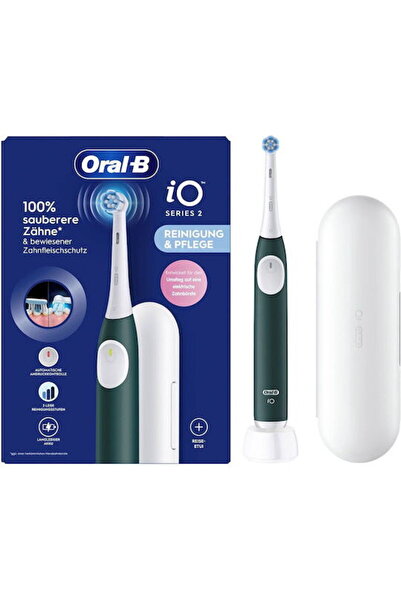 Oral-B iO Series 2, 3 setari de viteza, Verde/Alb