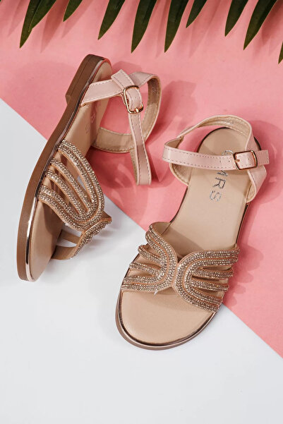 Zaira Sandale fete roz din piele ecologica Lola #21976