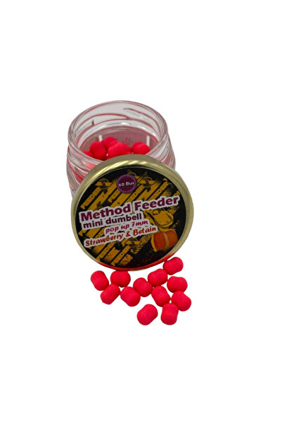 FeederX Mini Dumbell Pellets Strawberry & Betain 5 x 7 mm, 10 g