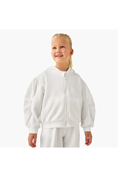 Juniors Long Sleeves Hooded Jacket