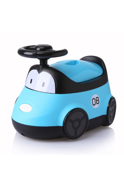 LITTLE ANGEL مقعد تدريب للأطفال بتصميم سيارة مع عجلة قيادة