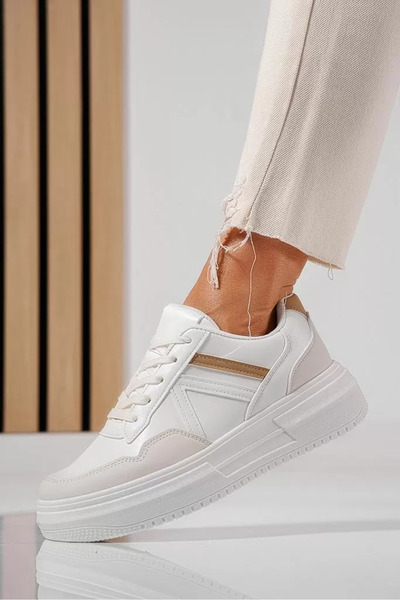 Zaira Adidasi dama khaki din piele ecologica Alisa #22526