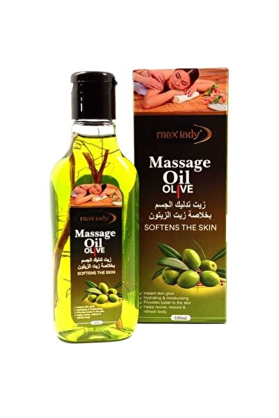 MAXLADY Olive Massage Oil - 100ml Ultra-Glide Formula with Soothing Aroma | N...