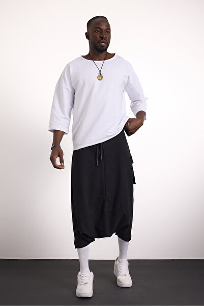 Superbluemexico Unisex Yeni Nesil Özgün Tasarım Sokak Tarzı Spor Şalvar Pantolon