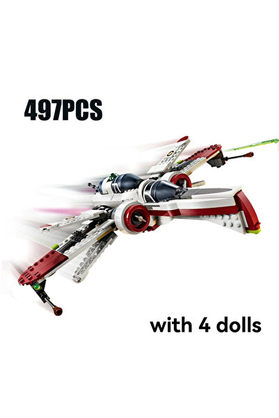 Choice بدون صندوق، 497 قطعة، 2025، 497 قطعة، مجموعة بناء مقاتلة الفضاء ARC-17...