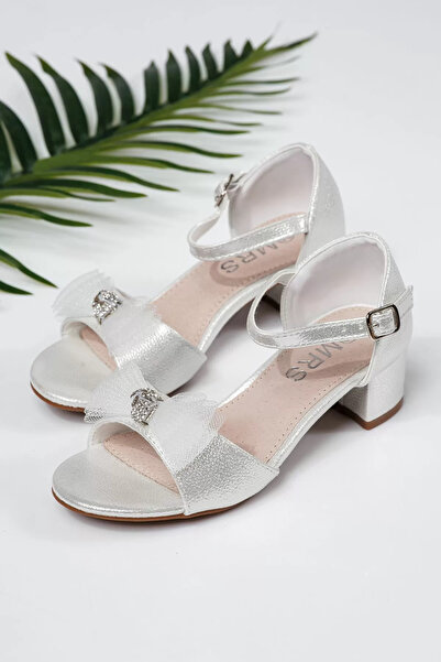 Zaira Λευκά σανδάλια για κορίτσια από οικολογικό δέρμα Raluca2 #21967 - 30