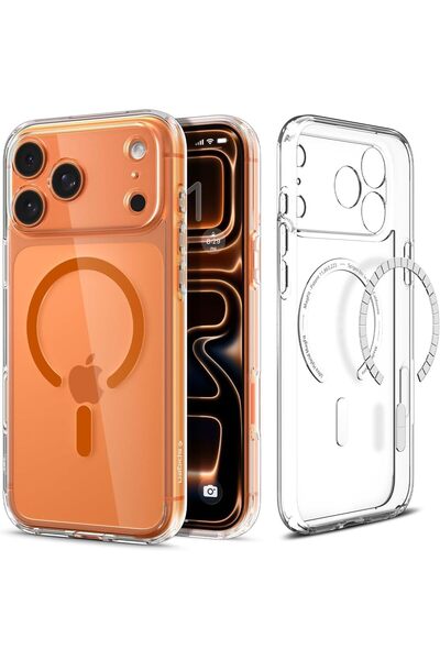 Spigen غطاء حماية هجين فائق التوافق مع تقنية Magfit لهاتف iPhone 17 Pro