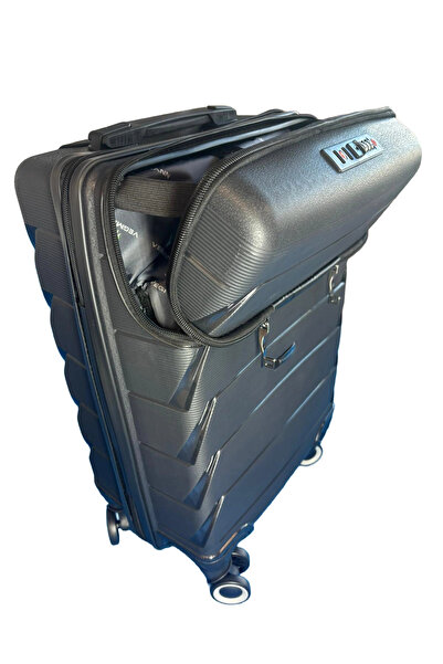 Vegmann Avalon Laptop Bölmeli PP Kırılmaz Kabin Boy Valiz