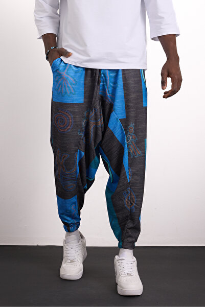 Superbluemexico Unisex New Generation Original Design Street Style Sports Baggy Pants