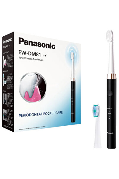 PANASONIC EW-DM81-K503 Sonic electric toothbrush, 2 brush heads, Charging Stand, Operating time 30 min, Chargi