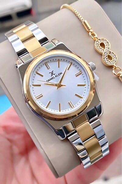 Daniel Klein Kadın kolsaati gold çelik orjinal 3 atm su gecırmez 2 yıl garantili bileklik hediye faturalı