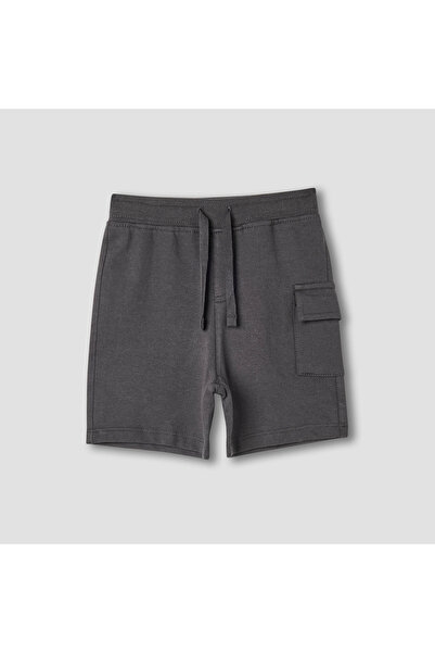 Juniors Solid Shorts with Drawstring Closure and Pockets