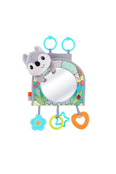 Choice4 ألعاب مقعد السيارة للأطفال من غراي فوكس، مرآة للأطفال، عضاضة خلفية وو...