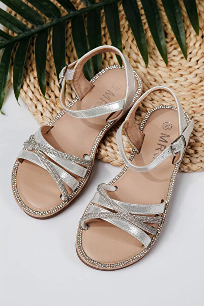 Zaira Λευκά σανδάλια για κορίτσια από οικολογικό δέρμα Elena #21979 - 29