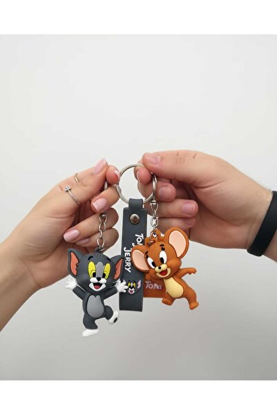 Miyoste Tom and Jerry 3D Couple Keychain