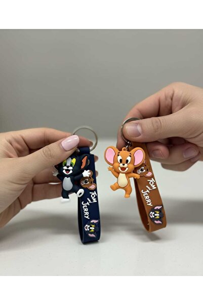 Miyoste Tom Ve Jerry 3D Çift Anahtarlık